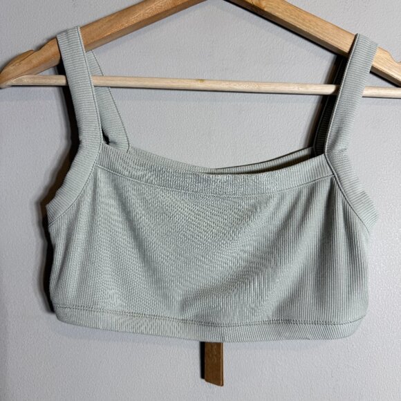 Skims Soft Lounge Scoop Bralette Womens Small Talc Ribbed Comfortable Loungewear - Picture 3 of 7